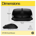 "HP 250 Maus kabellos schwarz"