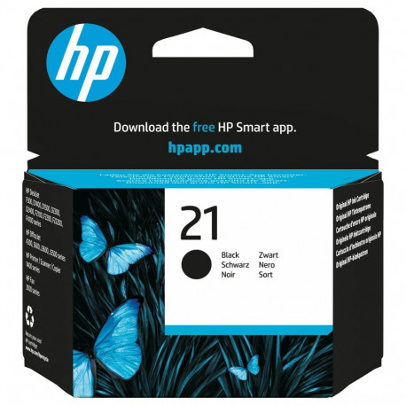 "HP 21 original Ink cartridge C9351AE UUS black standard capacity 5ml 190 pages 1-pack"