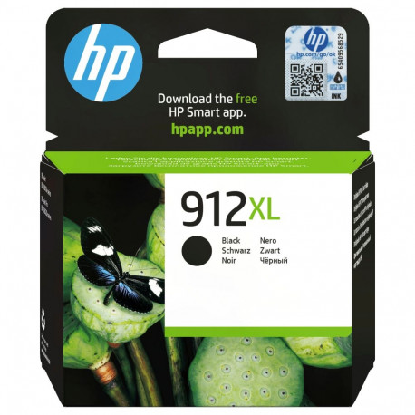 HP 912XL suure mahuga must tint