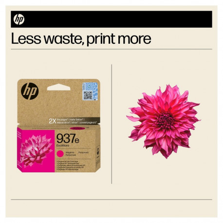 "HP 937e EvoMore Magenta Original Ink Cartridge"