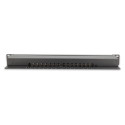"DIGITUS Patchpanel 1HE 16-Port Cat6 geschirmt schwarz"