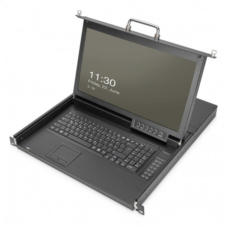 "DIGITUS Modulare Konsole 17""HD TFT, 1-port VGA KVM Deutsch"