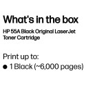 HP 55A originaal LaserJet toonerikassett CE255A must standardse mahuga 6.000 lehekülge 1-pakk