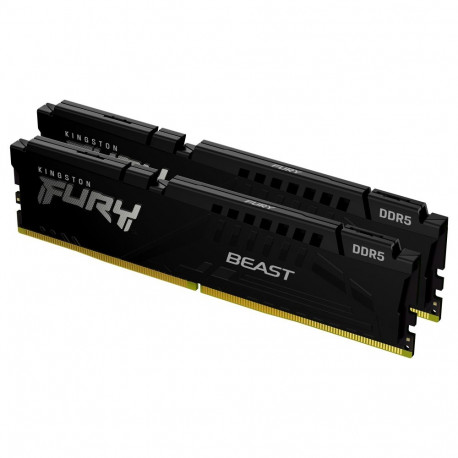 Kingston 64GB 5600MT/s DDR5 CL36 DIMM FURY Beast must 2-osaline komplekt EXPO
