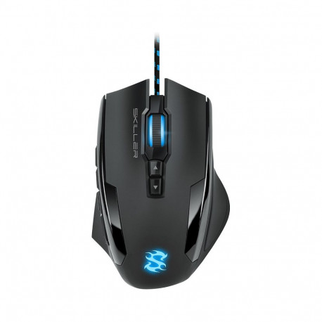 Sharkoon Skiller SGM1 must juhtmega ergonoomiline optiline 12 nupuga mängurihiir