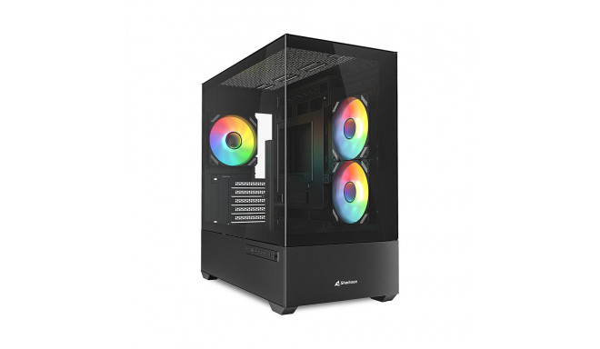 "Sharkoon MK6 RGB Micro-ATX 1xGlas Black"