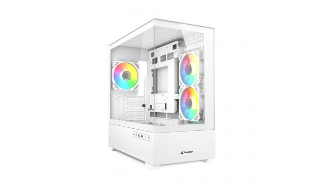 Sharkoon MK6 RGB Micro-ATX 1xGlas valge