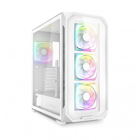 Sharkoon AK5G RGB ATX 1x klaas valge
