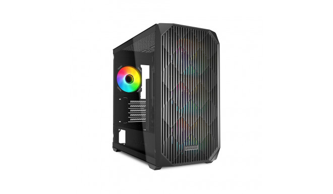 "Sharkoon MK3 RGB Micro-ATX 1xGlas Black"