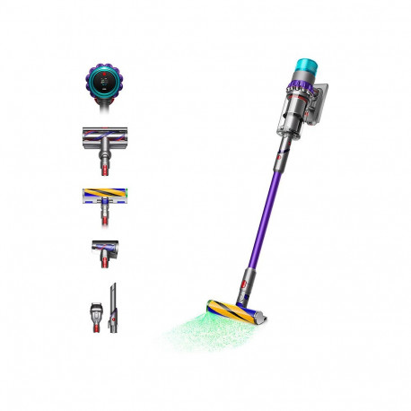 "Dyson Gen5Detect Absolute Kabelloser Staubsauger (Rot/Silber/Türkis)"