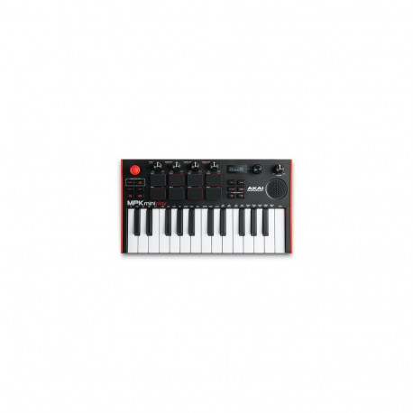 Akai MPK Mini Play Mk3 MIDI keyboard 25 keys USB Black, Red