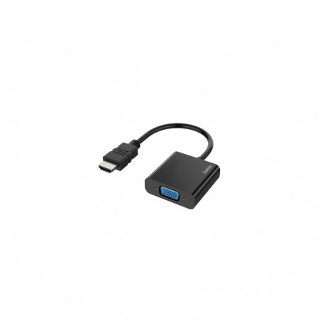 Hama 00200343 video cable adapter 0.15 m HDMI Type A (Standard) VGA (D-Sub) Black