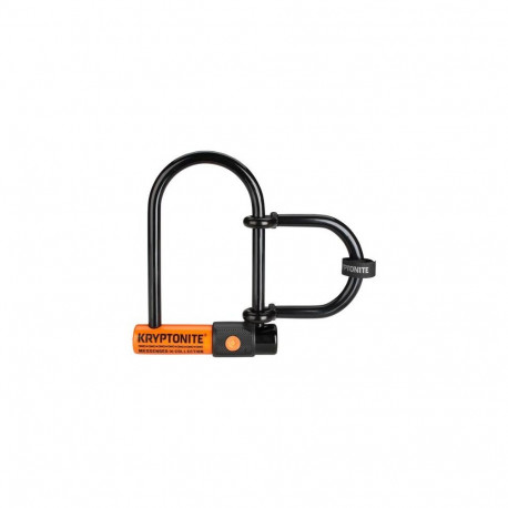 Kryptonite MESSENGER MINI+ Black, Orange U-lock
