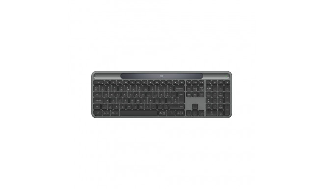 Logitech Signature Slim Solar+ K980 Wireless Keyboard, RF Wireless+Bluetooth, US Int, Graphite
