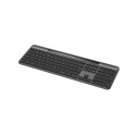 Logitech Signature Slim Solar+ K980 Wireless Keyboard, RF Wireless+Bluetooth, US Int, Graphite