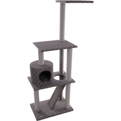 Flamingo Alexandra grey climbing tree 84x39x153cm