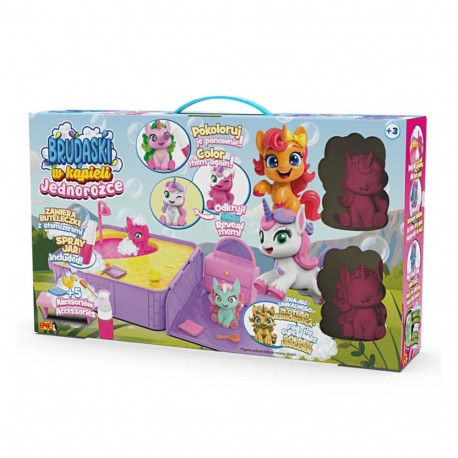 Zestaw brudaski w kąpieli jednorożce zestaw jacuzzi