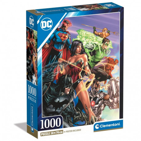 Puzzle 1000 DC Comics Komiksy Plakat Clementoni 39852