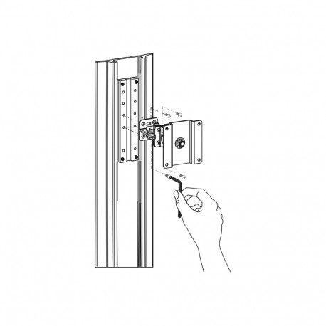 Ergotron LCD-varre paigalduskomplekt alumiiniumprofiilile