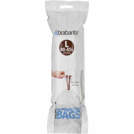 Brabantia PerfectFit prügikoti vooder tüüp L 40-45 L, 10 kotti