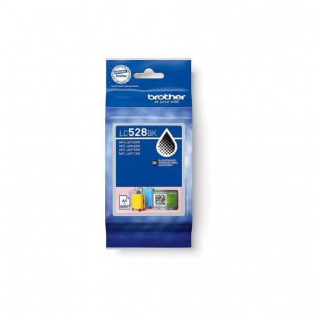 Brother tindikassett LC528BK, must