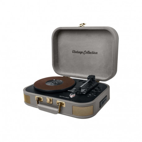 Muse MT-201 BTG hall vinüülplaadimängija stereosüsteem USB-pordi ja AUX-sisendiga