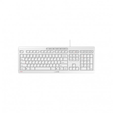 Cherry klaviatuur Stream JK-8500EU-0 USB QWERTY, valge
