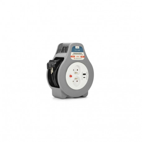 Montis Przedłużacz domowy zwijany z USB 10m MT188 2 AC outlet(s)