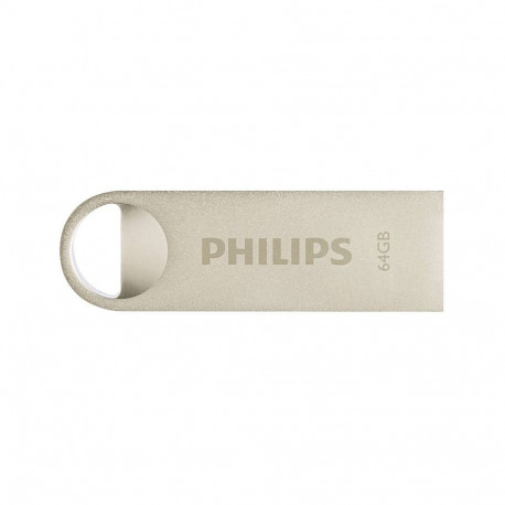 Philips mälupulk USB 2.0 64GB Moon Vintage, hõbedane