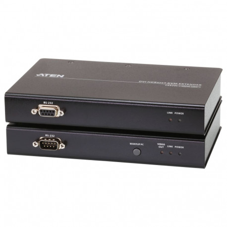 "KVM Extender USB 2.0 DVI Single Link over 1 CAT Cable (100m) KVM Extender with Full USB2.0 support 