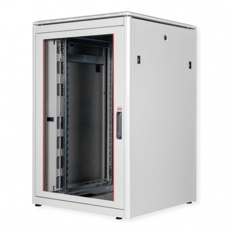 Roline võrgukapp Pro 22 HE 19-Zoll 800x800 klaasuks, hall