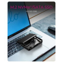 "ICY BOX IB-CR601M-C31 M.2 SSD Gehäuse mit Cardreader"