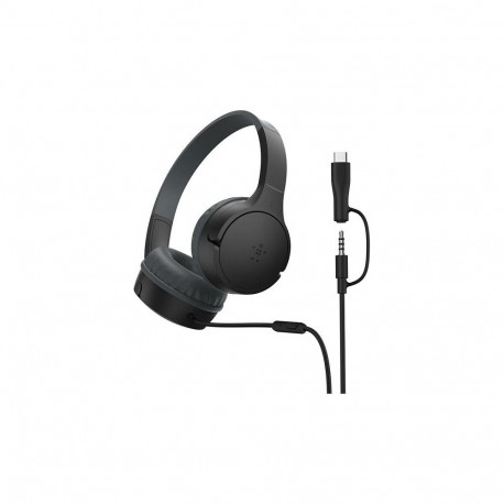 "Belkin SoundForm kabelgeb.On-Ear Kopfhrer f.Kinder,sw.AUD010hqBK"