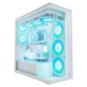 "Arctic Xtender (White) transparent window with GPU vertical mount"