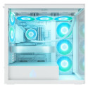 Arctic Xtender läbipaistva aknaga ilma GPU vertikaalse kinnituseta, valge