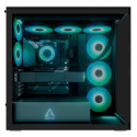 Arctic Xtender aknaga ilma GPU vertikaalse kinnituseta, must