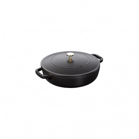 Staub haudepott Chistera 28cm malm, must