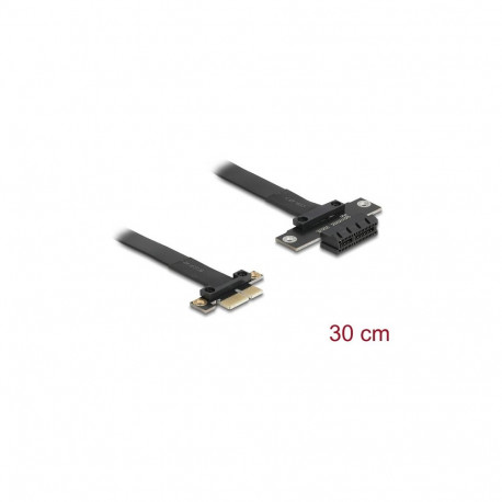 "PCI Express x1 Stecker zu x1 Slot Verlängerung 30 cm Riser Karte"