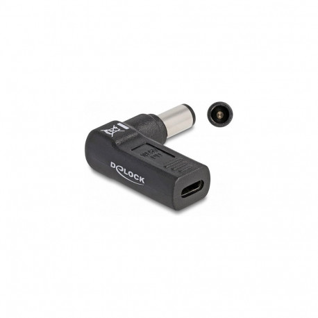 adapter sülearvuti laadimiskaablile USB Type-C™ pesast Dell 7,4 × 5,0mm pistikuni, 90° nurga all