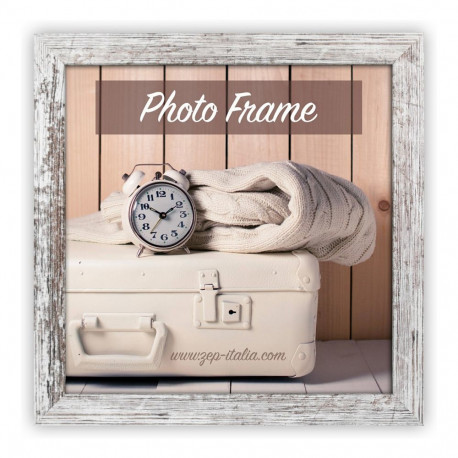 "ZEP Nelson 6 wei/braun 15x15 Holz Bilderrahmen V21156"