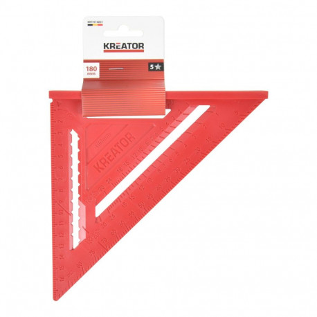 TRY SQUARE 180MM, KREATOR, KRTH74001, 180 mm, 1 pc.