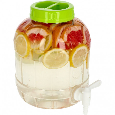 Multi-functional jar with tap BROWIN 602505, 5 L, BPA-free, 19x19x23.8 cm