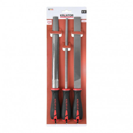 File Set 250mm - 3 pcs KREATOR KRTH23001 370 mm