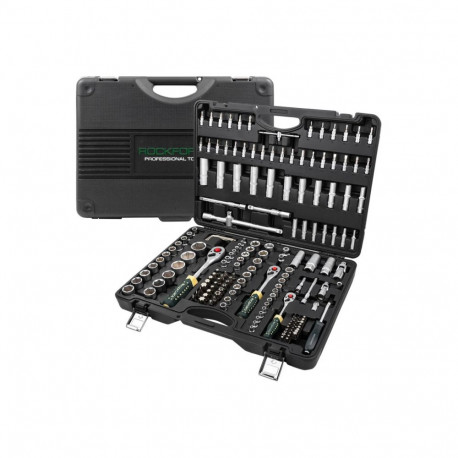 Tööriistakomplekt, ROCKFORCE, RF-41793-5, 179 osa, 1/4, 3/8, 1/2 tolli, Cr-V teras