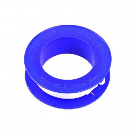 PTFE tihendusteip torutöödeks 12 mm 0.075 mm 10 m G01385 GEKO