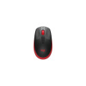 Logitech  Full size Mouse  M190  Wireless  USB  Red