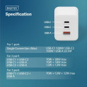 The DIGITUS USB GaN Charger (Model: DA-10304) is a high-performance, compact wall c