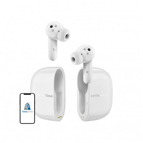 TIMEKETTLE M3 Offline Translation Earbuds (White)