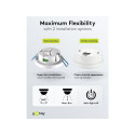 Goobay 2-in-1 Motion Detector, white