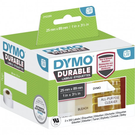 Dymo etiketid LW Durable 25x89mm 2x 350pcs
